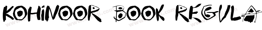 Kohinoor Book Regula字体转换